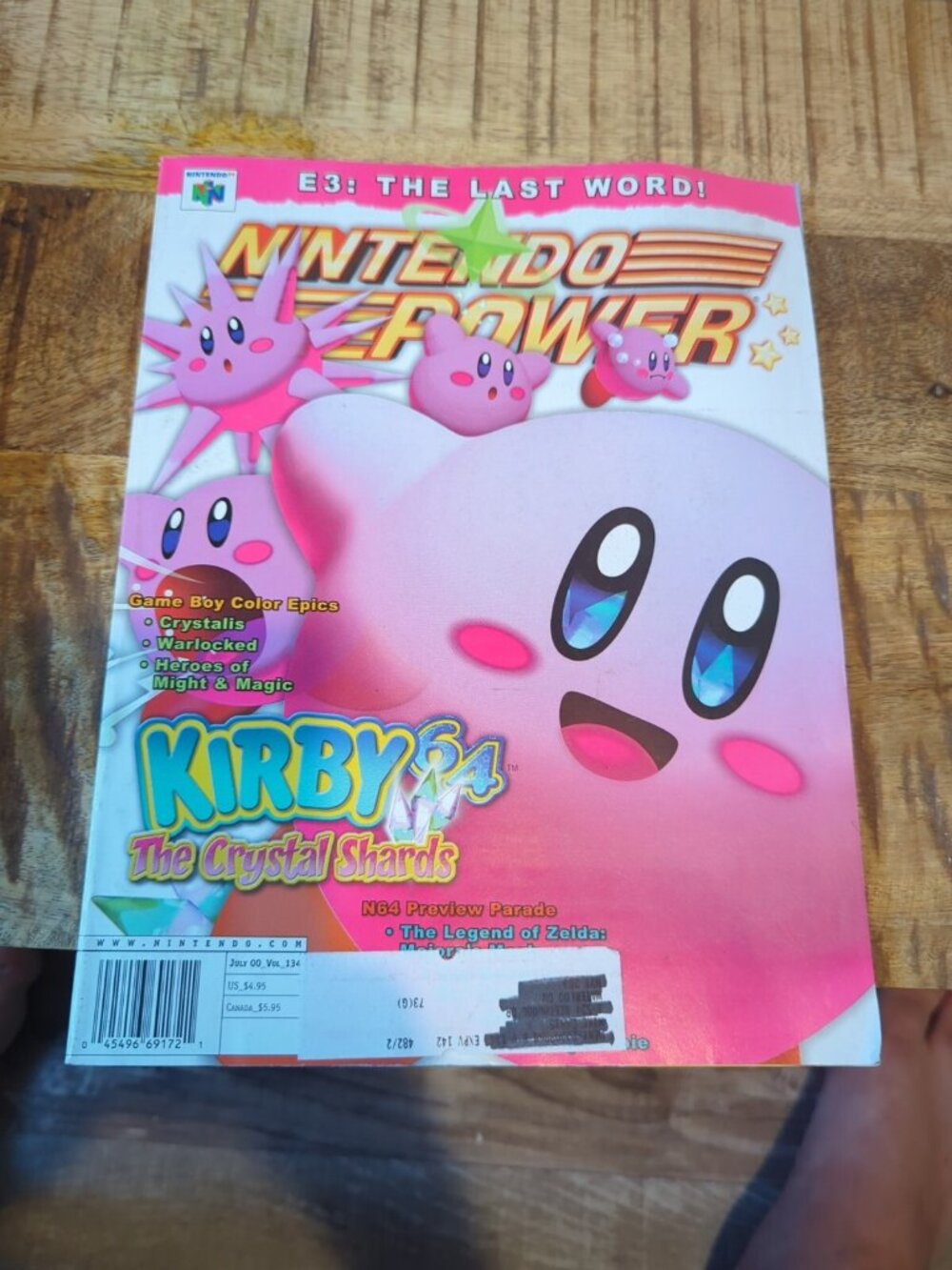 Nintendo Power Magazine Vol 134 July 2000 W/Poster And Inserts